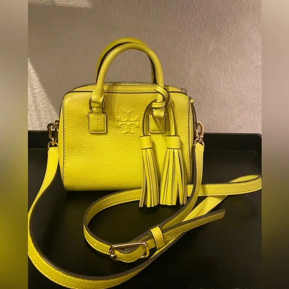 Tory Burch Yellow mini handbag - Picture 1 of 3